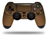 WraptorSkinz Skin compatible with Sony PS4 Dualshock Controller PlayStation 4 Original Slim and Pro Smooth Fades Bronze Black (CONTROLLER NOT INCLUDED)