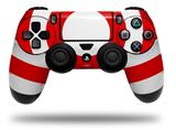WraptorSkinz Skin compatible with Sony PS4 Dualshock Controller PlayStation 4 Original Slim and Pro Bullseye Red and White (CONTROLLER NOT INCLUDED)