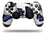 WraptorSkinz Skin compatible with Sony PS4 Dualshock Controller PlayStation 4 Original Slim and Pro Butterflies Blue (CONTROLLER NOT INCLUDED)