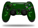 WraptorSkinz Skin compatible with Sony PS4 Dualshock Controller PlayStation 4 Original Slim and Pro Christmas Holly Leaves on Green (CONTROLLER NOT INCLUDED)