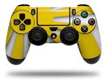 WraptorSkinz Skin compatible with Sony PS4 Dualshock Controller PlayStation 4 Original Slim and Pro Rising Sun Japanese Flag Yellow (CONTROLLER NOT INCLUDED)