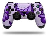 WraptorSkinz Skin compatible with Sony PS4 Dualshock Controller PlayStation 4 Original Slim and Pro Petals Purple (CONTROLLER NOT INCLUDED)