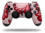 WraptorSkinz Skin compatible with Sony PS4 Dualshock Controller PlayStation 4 Original Slim and Pro Petals Red (CONTROLLER NOT INCLUDED)