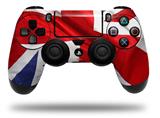 WraptorSkinz Skin compatible with Sony PS4 Dualshock Controller PlayStation 4 Original Slim and Pro Union Jack 01 (CONTROLLER NOT INCLUDED)