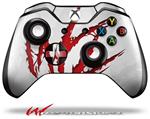 Decal Style Skin for Microsoft XBOX One Wireless Controller WraptorSkinz WZ on White - (CONTROLLER NOT INCLUDED)