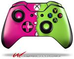 Decal Style Skin for Microsoft XBOX One Wireless Controller Ripped Colors Hot Pink Neon Green - (CONTROLLER NOT INCLUDED)