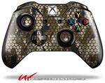 Decal Style Skin for Microsoft XBOX One Wireless Controller HEX Mesh Camo 01 Brown - (CONTROLLER NOT INCLUDED)