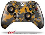 Decal Style Skin for Microsoft XBOX One Wireless Controller WraptorCamo Old School Camouflage Camo Orange - (CONTROLLER NOT INCLUDED)