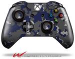 Decal Style Skin for Microsoft XBOX One Wireless Controller WraptorCamo Old School Camouflage Camo Blue Navy - (CONTROLLER NOT INCLUDED)