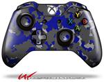 Decal Style Skin for Microsoft XBOX One Wireless Controller WraptorCamo Old School Camouflage Camo Blue Royal - (CONTROLLER NOT INCLUDED)
