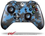 Decal Style Skin for Microsoft XBOX One Wireless Controller WraptorCamo Old School Camouflage Camo Blue Medium - (CONTROLLER NOT INCLUDED)