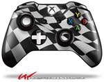 Decal Style Skin for Microsoft XBOX One Wireless Controller Checkered Racing Flag - (CONTROLLER NOT INCLUDED)