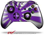Decal Style Skin for Microsoft XBOX One Wireless Controller Rising Sun Japanese Flag Purple - (CONTROLLER NOT INCLUDED)