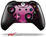 Decal Style Skin for Microsoft XBOX One Wireless Controller Glass Heart Grunge Hot Pink - (CONTROLLER NOT INCLUDED)
