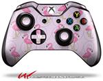 Decal Style Skin for Microsoft XBOX One Wireless Controller Flamingos on Pink - (CONTROLLER NOT INCLUDED)