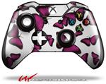 Decal Style Skin for Microsoft XBOX One Wireless Controller Butterflies Purple - (CONTROLLER NOT INCLUDED)