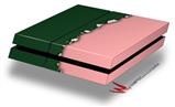 Vinyl Decal Skin Wrap compatible with Sony PlayStation 4 Original Console Ripped Colors Green Pink (PS4 NOT INCLUDED)