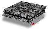 Vinyl Decal Skin Wrap compatible with Sony PlayStation 4 Original Console Scattered Skulls Gray (PS4 NOT INCLUDED)