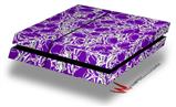 Vinyl Decal Skin Wrap compatible with Sony PlayStation 4 Original Console Scattered Skulls Purple (PS4 NOT INCLUDED)