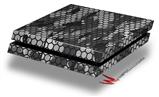 Vinyl Decal Skin Wrap compatible with Sony PlayStation 4 Original Console HEX Mesh Camo 01 Gray (PS4 NOT INCLUDED)