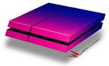 Vinyl Decal Skin Wrap compatible with Sony PlayStation 4 Original Console Smooth Fades Hot Pink Blue (PS4 NOT INCLUDED)