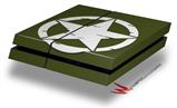 Vinyl Decal Skin Wrap compatible with Sony PlayStation 4 Original Console Distressed Army Star (PS4 NOT INCLUDED)