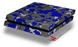 Vinyl Decal Skin Wrap compatible with Sony PlayStation 4 Original Console WraptorCamo Old School Camouflage Camo Blue Royal (PS4 NOT INCLUDED)