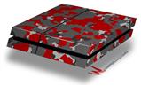 Vinyl Decal Skin Wrap compatible with Sony PlayStation 4 Original Console WraptorCamo Old School Camouflage Camo Red (PS4 NOT INCLUDED)