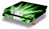 Vinyl Decal Skin Wrap compatible with Sony PlayStation 4 Original Console Lightning Green (PS4 NOT INCLUDED)