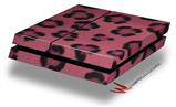 Vinyl Decal Skin Wrap compatible with Sony PlayStation 4 Original Console Leopard Skin Pink (PS4 NOT INCLUDED)