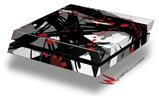 Vinyl Decal Skin Wrap compatible with Sony PlayStation 4 Original Console Abstract 02 Red (PS4 NOT INCLUDED)