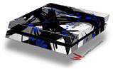 Vinyl Decal Skin Wrap compatible with Sony PlayStation 4 Original Console Abstract 02 Blue (PS4 NOT INCLUDED)