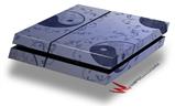 Vinyl Decal Skin Wrap compatible with Sony PlayStation 4 Original Console Feminine Yin Yang Blue (PS4 NOT INCLUDED)