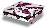 Vinyl Decal Skin Wrap compatible with Sony PlayStation 4 Original Console Butterflies Purple (PS4 NOT INCLUDED)