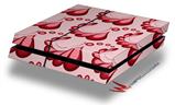 Vinyl Decal Skin Wrap compatible with Sony PlayStation 4 Original Console Petals Red (PS4 NOT INCLUDED)