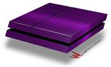 Vinyl Decal Skin Wrap compatible with Sony PlayStation 4 Original Console Simulated Brushed Metal Purple (PS4 NOT INCLUDED)