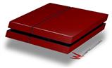 Vinyl Decal Skin Wrap compatible with Sony PlayStation 4 Original Console Solids Collection Red Dark (PS4 NOT INCLUDED)
