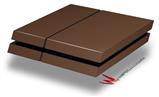 Vinyl Decal Skin Wrap compatible with Sony PlayStation 4 Original Console Solids Collection Chocolate Brown (PS4 NOT INCLUDED)