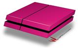 Vinyl Decal Skin Wrap compatible with Sony PlayStation 4 Original Console Solids Collection Fushia (PS4 NOT INCLUDED)