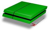 Vinyl Decal Skin Wrap compatible with Sony PlayStation 4 Original Console Solids Collection Green (PS4 NOT INCLUDED)