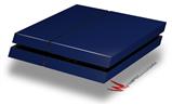 Vinyl Decal Skin Wrap compatible with Sony PlayStation 4 Original Console Solids Collection Navy Blue (PS4 NOT INCLUDED)