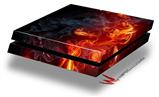 Vinyl Decal Skin Wrap compatible with Sony PlayStation 4 Original Console Fire Flower (PS4 NOT INCLUDED)