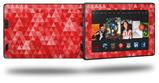 Triangle Mosaic Red - Decal Style Skin fits 2013 Amazon Kindle Fire HD 7 inch