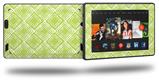Wavey Sage Green - Decal Style Skin fits 2013 Amazon Kindle Fire HD 7 inch
