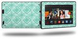 Wavey Seafoam Green - Decal Style Skin fits 2013 Amazon Kindle Fire HD 7 inch