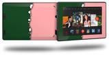 Ripped Colors Green Pink - Decal Style Skin fits 2013 Amazon Kindle Fire HD 7 inch