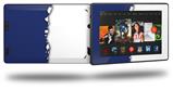 Ripped Colors Blue White - Decal Style Skin fits 2013 Amazon Kindle Fire HD 7 inch