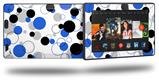 Lots of Dots Blue on White - Decal Style Skin fits 2013 Amazon Kindle Fire HD 7 inch