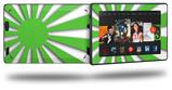 Rising Sun Japanese Flag Green - Decal Style Skin fits 2013 Amazon Kindle Fire HD 7 inch