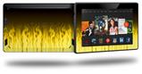 Fire Yellow - Decal Style Skin fits 2013 Amazon Kindle Fire HD 7 inch